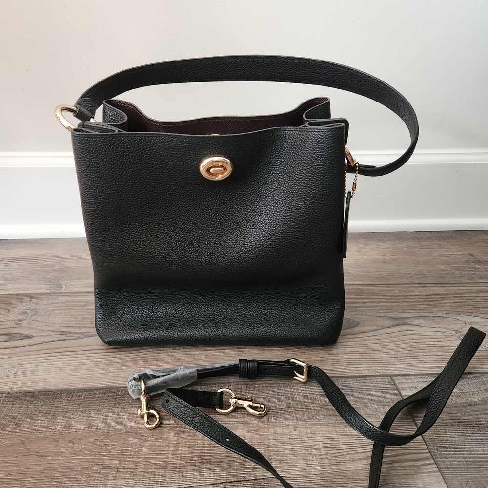 Coach Black Charlie Bucket Bag